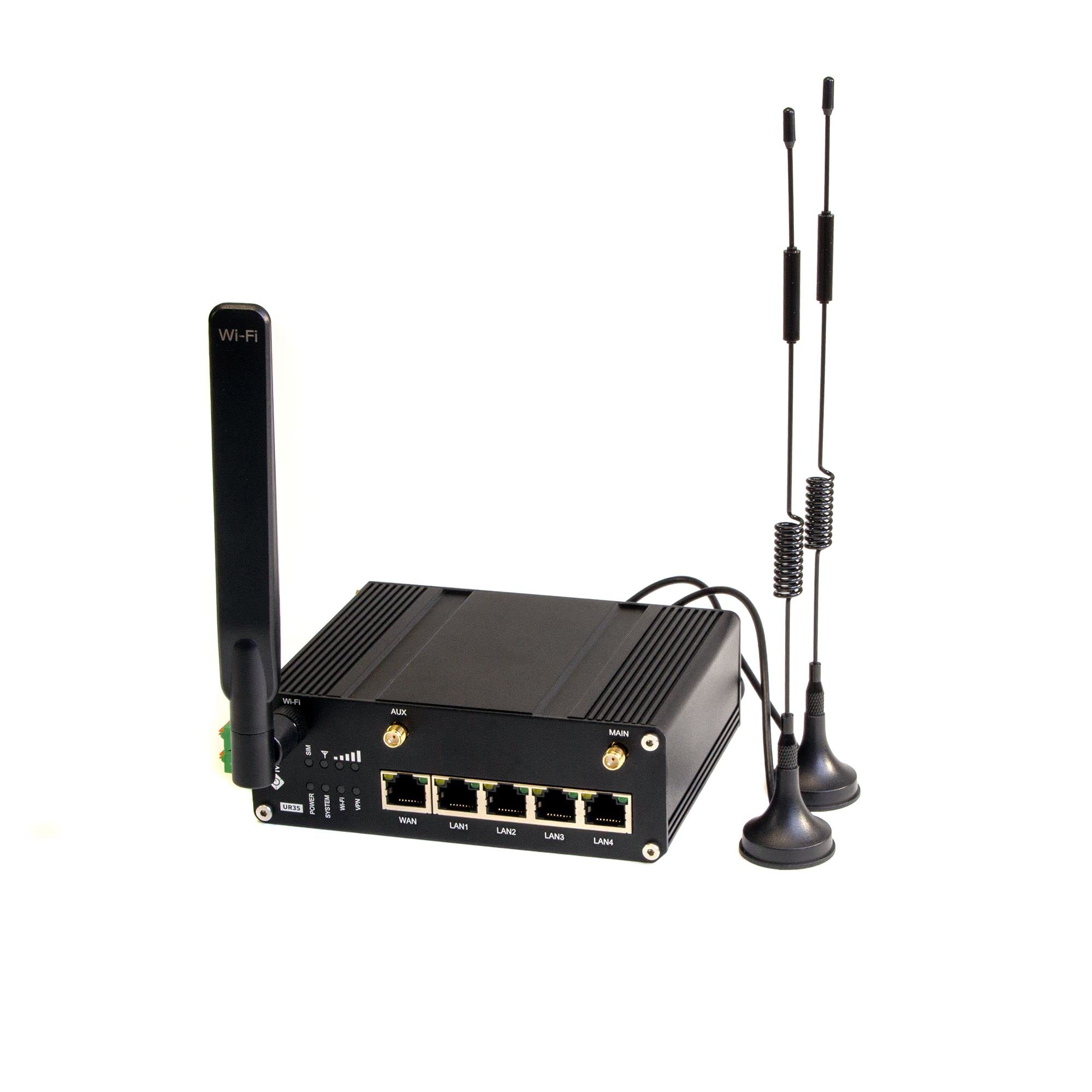 Milesight 4G Industrial Router UR35 Pro WiFi4 UR35-L04EU-W