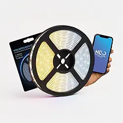 Fita LED Smart Wi-Fi 5 Metros 5W, CCT (2700K-6500K) Bivolt, Dimerizável, Compatível com Alexa, Google Home e Tuya