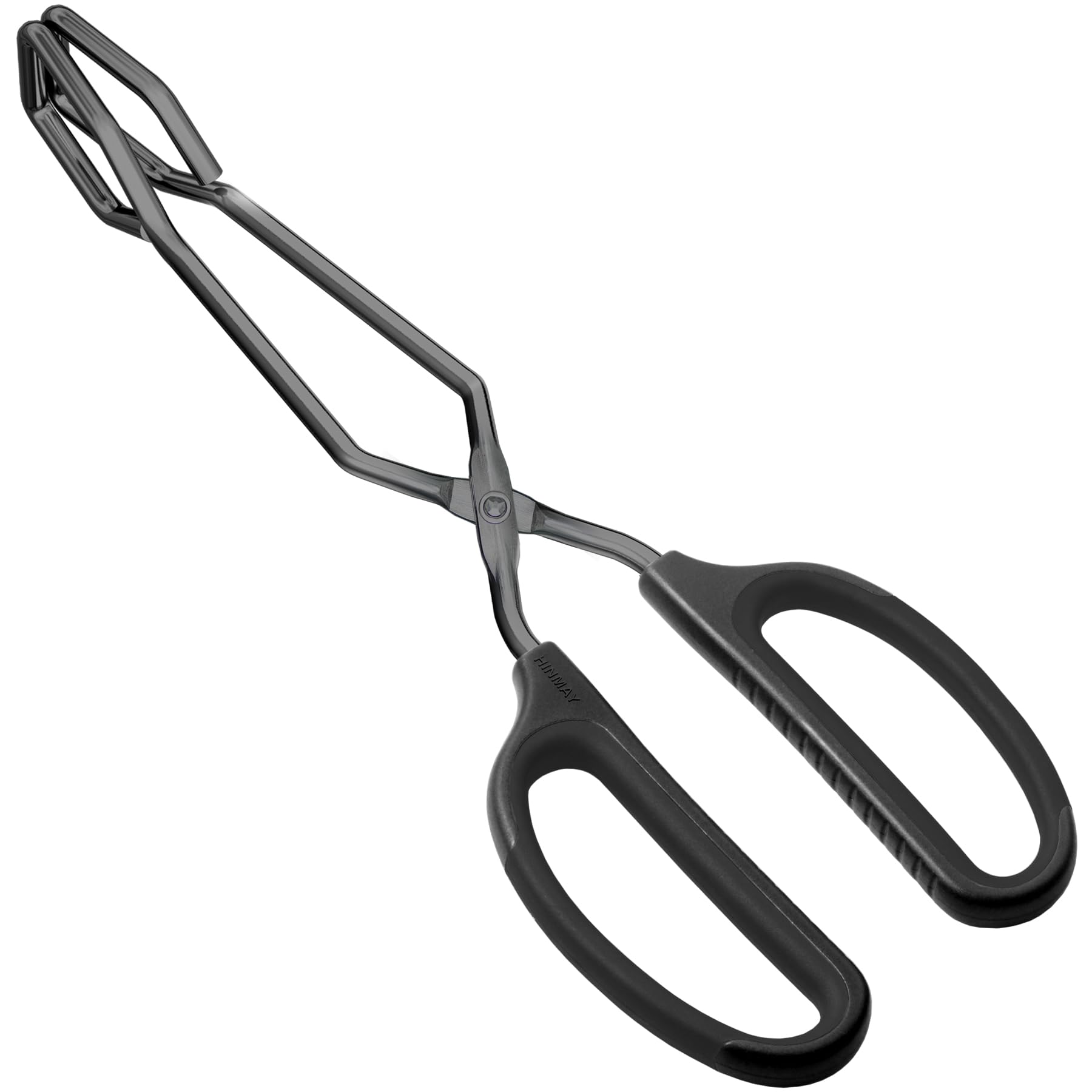 HINMAY Stainless Steel Tongs - 10 & 12 Inch Set -13