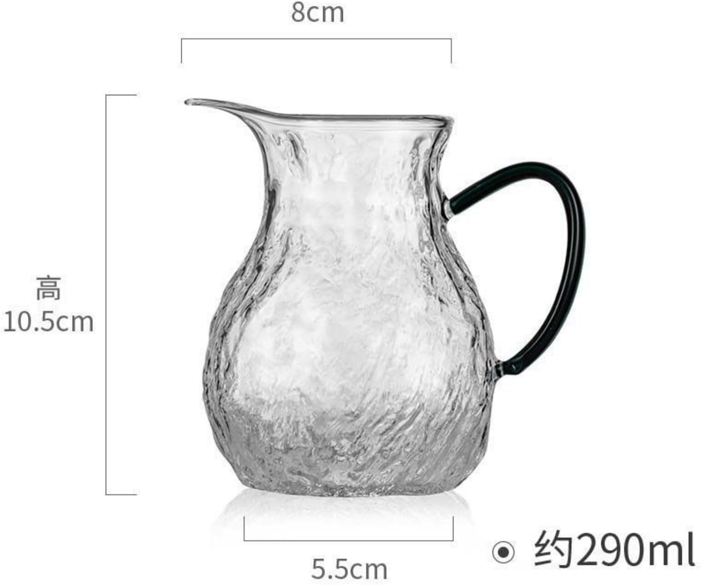 玻璃公道杯高档茶漏一体可加热加厚分茶器茶具日式大容量高端公杯 KCookware Accessories - 125