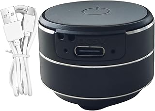 Altavoces de conducción ósea ultra mini: convierta cualquier cosa en altavoz, bajo estéreo | Audio estéreo de escritorio, pequeño altavoz portátil sin cable con succión, mini lecteu