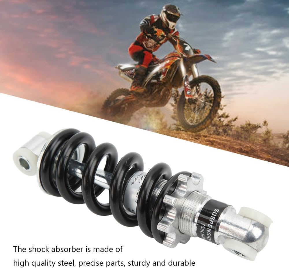 150mm Center Hole Distance,750lbs Load Capacity, Universal Bike Spring Shocks Damper for Mountain, Electric Bikes, Motorcycles(150mm*750LBS)