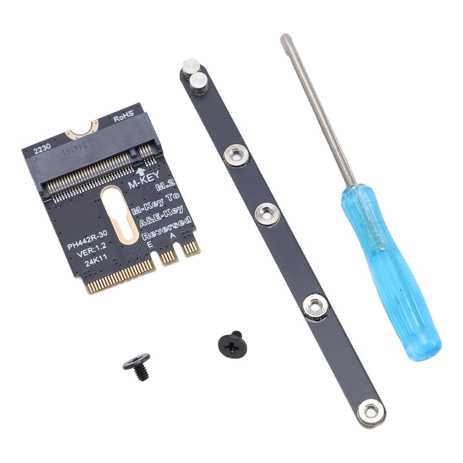 Bewinner NVMe M.2 Convert Adapter Card, Supports 2230 2240 2260 2280 Sizes, PCIe 4.0 Speeds, Plays Without Software Drivers, PCB Material, with Nvme SSD