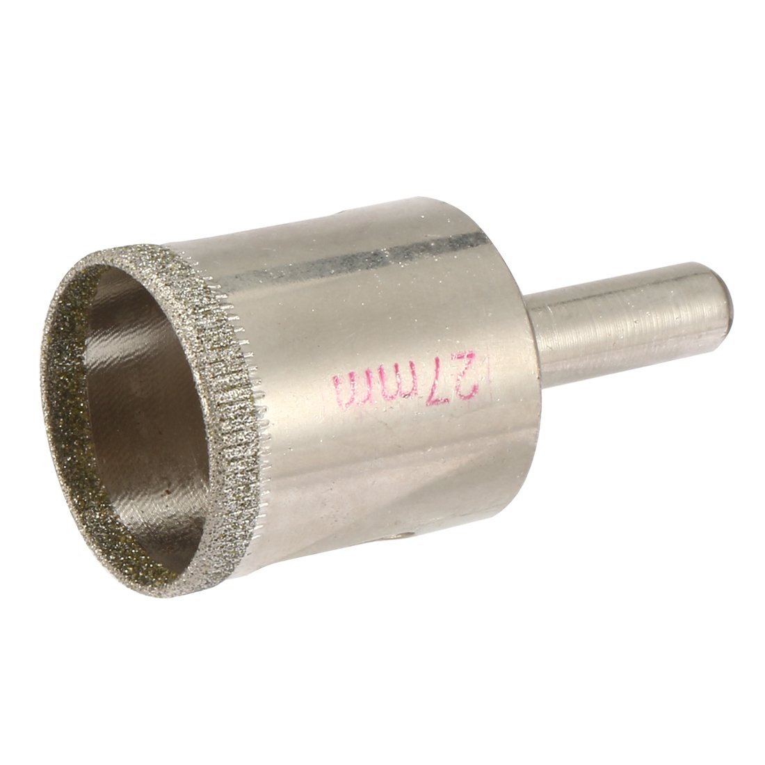 uxcell 2PCS 27mm Diamond Coated Hole Saw Drill Bits for Glass Ceramic Tile Marble Rock Porcelain Bottles Pots Brick