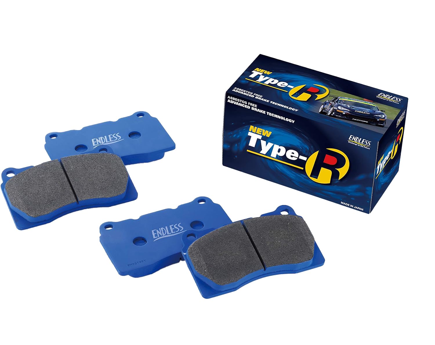 マツダロードスター NB用フロントブレーキパッド ENDLESS MX72 RS、NR