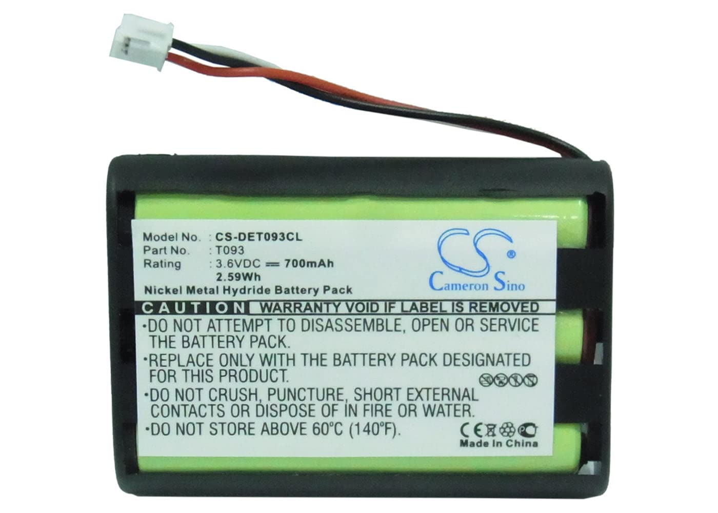 Batterie 700mAh pour DeTeWe BeeTel 2000