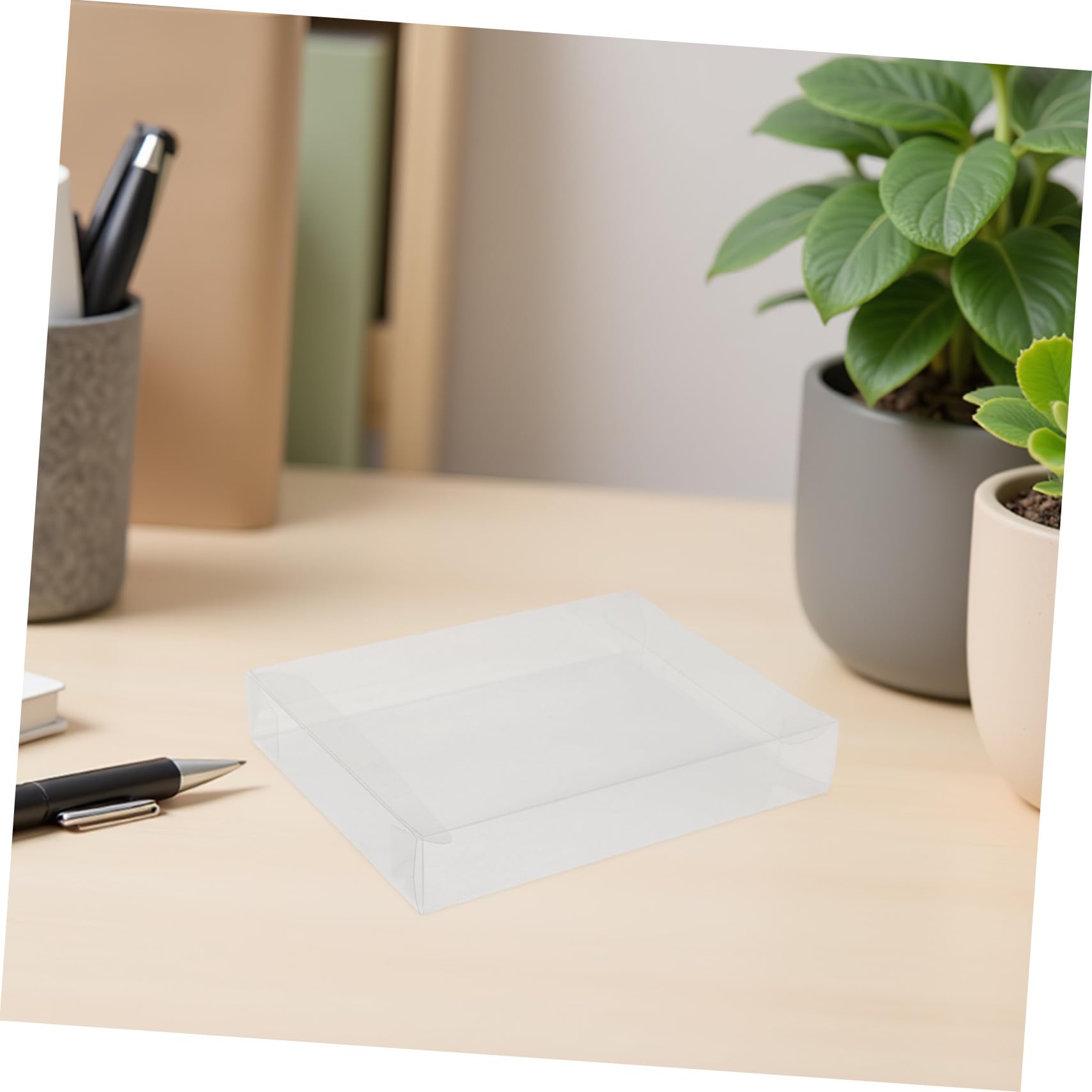 VALICLUD 40stücke Transparente Kunststoffboxen Rechteckige Aufbewahrungsboxen Für Süßigkeiten Schokolade Und Andere Kleinteile Für Feste Und Hochzeiten