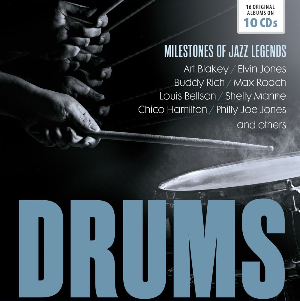 Amazon.deDrums 16 Original Albums Milestones Of Jazz Legends