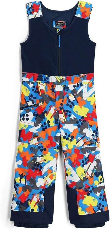 Spyder Kids Boys Expedition Pants (Toddler/Little Kid) Yeti Camo Aether Blue 5 Years