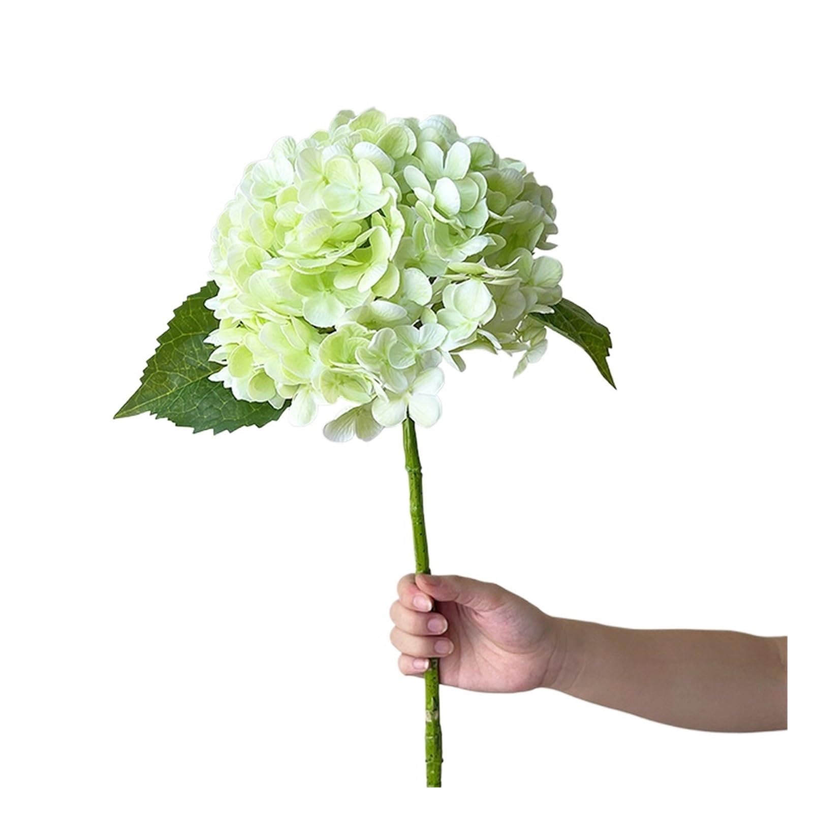 ITRHJTGP Artificial Hydrangea Blue Artificial Hydrangea Flowers Real Touch Branches Decoration Wedding Bouquet Flower Arrangement For decorative