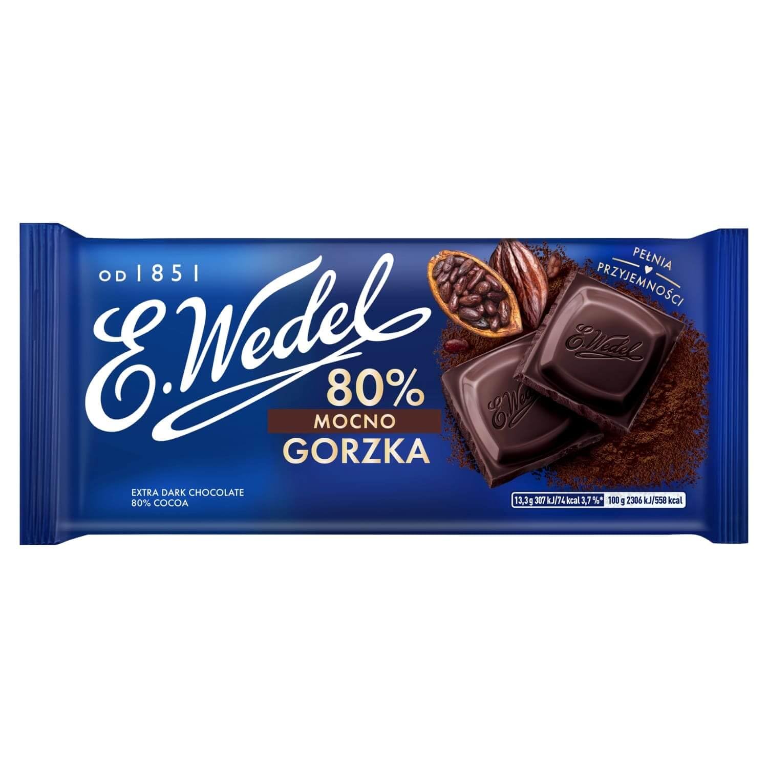 E. Wedel Schokolade Bitter 80% 80 g