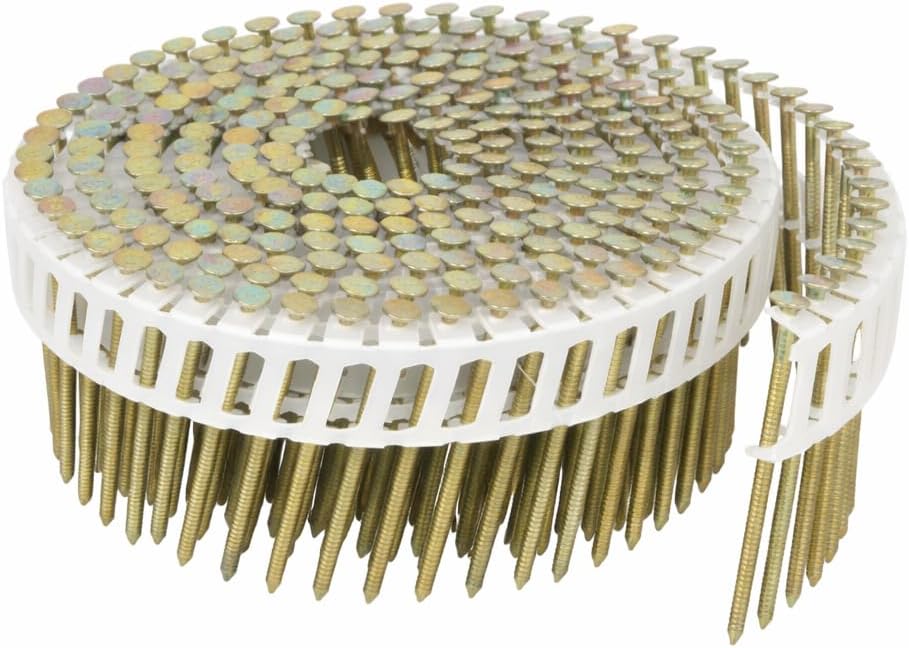 Metabo HPT 13375HPT Plastic Sheet Hot Dipped Galvanized Coil Fiber Cement Nails 2" x .092 SM | 6000 Count
