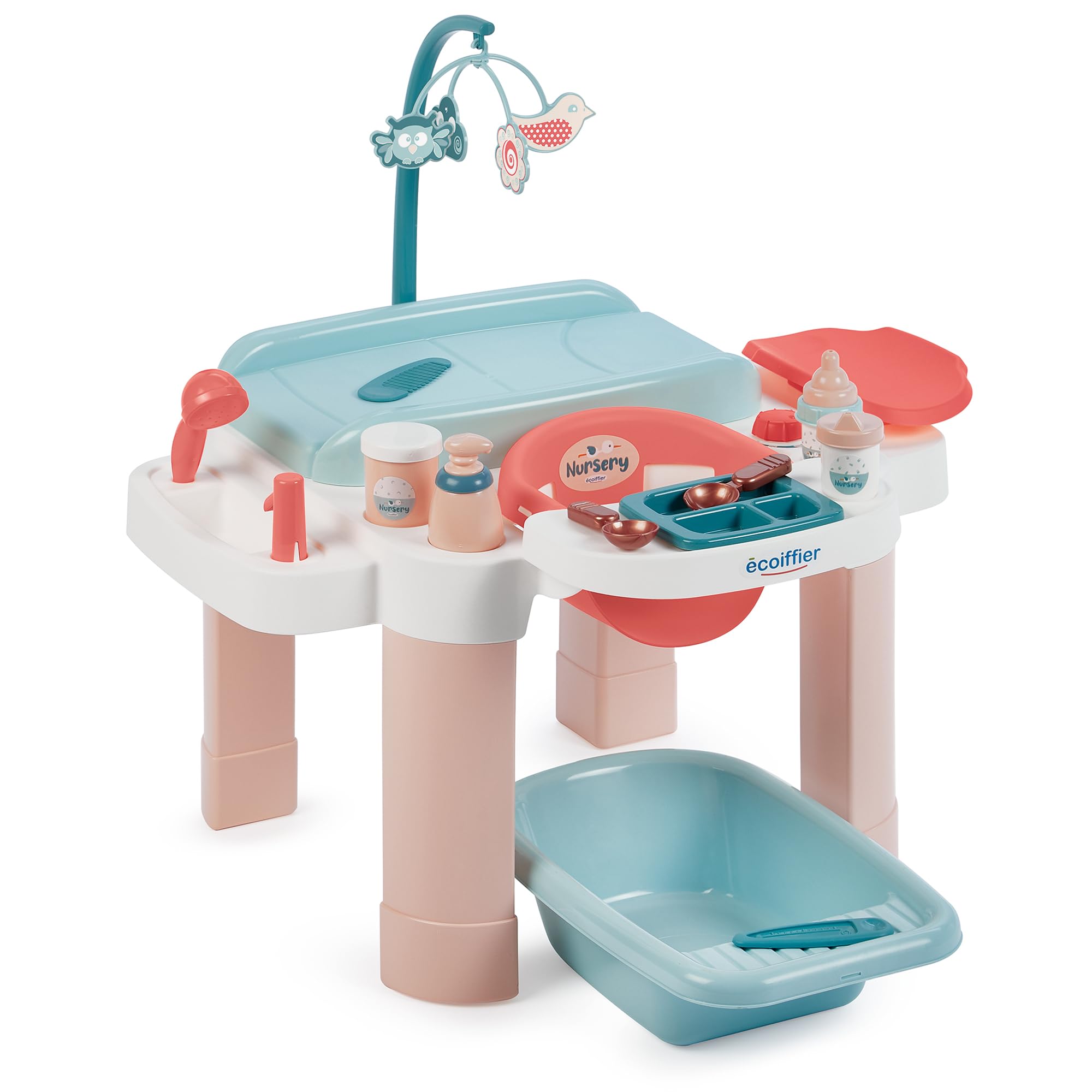 ECOIFFIER -1839 - Ma première Nursery - Jouet d'imitation - pour Enfants - Dès 18 Mois - pour Changer la Couche de bébé comme Les Parents - comme Les Grands - en Plastique résistant