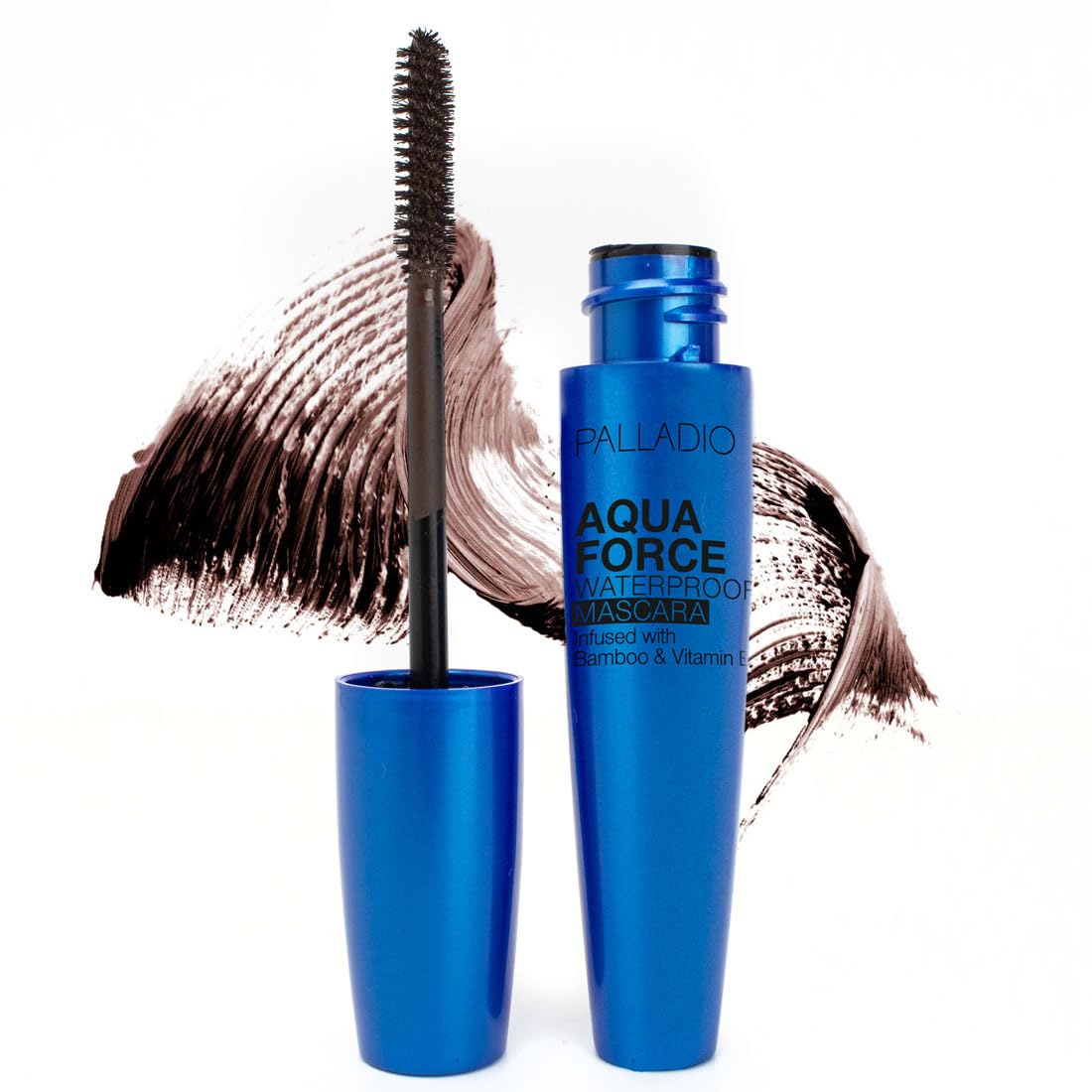 Palladio Aqua Force Waterproof Defining Mascara, Brown 0.41 Fl Oz (Pack of 1)