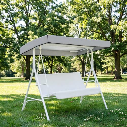 Toldo para columpio de 3 plazas impermeable y con protección UV 2