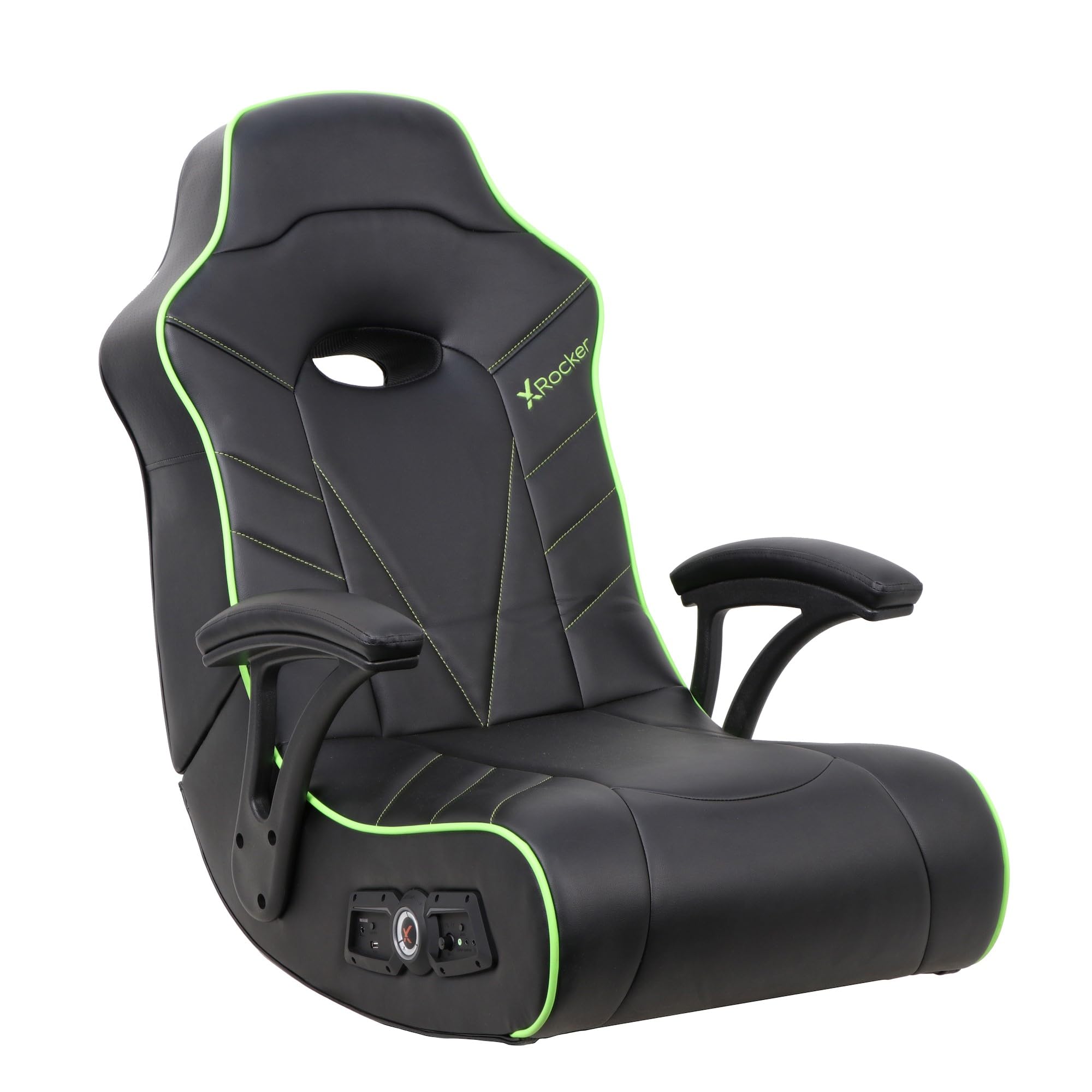 X Rockervideo Gaming Floor Rocker Chair Built In Audio College