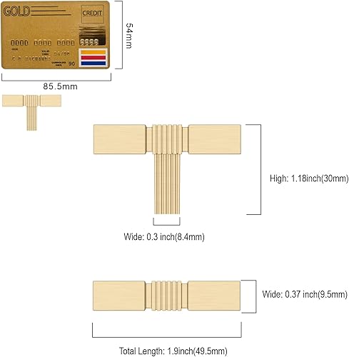 Vista 48 de Amerdeco Paquete de 10 tiradores de gabinete de cocina color negro mate de 3-3/4 pulgadas, accesorios para gabinetes, manijas de cocina, tiradores