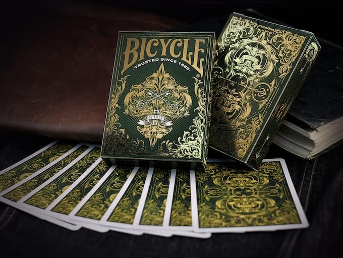 Bicycle Spirit II Limited Poker Green Playing Cards Premium Deck de Gamblers Warehouse