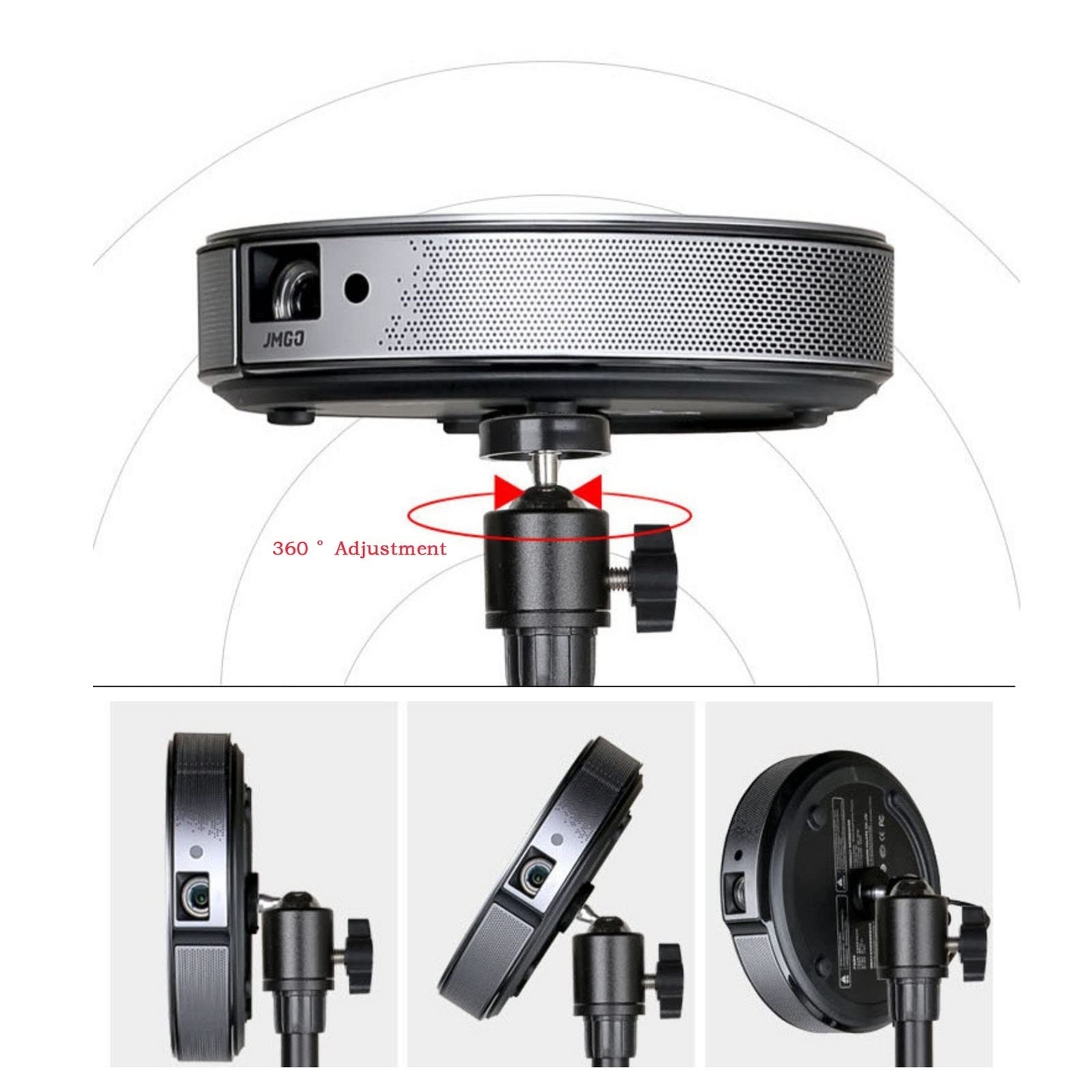 Support Videoprojecteur Support de projecteur réglable en Hauteur Support de projecteur Universel au Sol for la Maison, Le Salon, la Chambre à Coucher, Le Chevet Support Projecteur