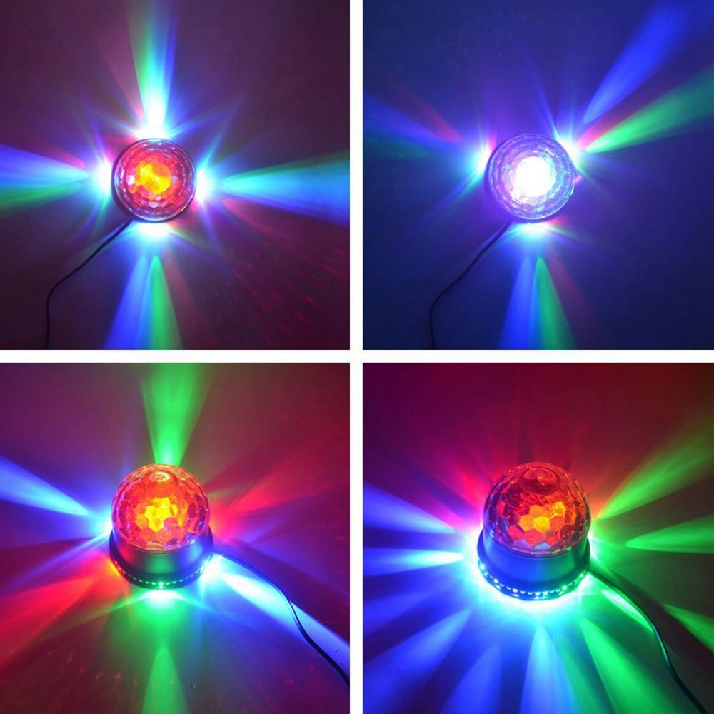Lisher Light Sound Control Disco DJ Stage Light LED Adatto per Bar Club Wedding Atmosphere Light Presa UE
