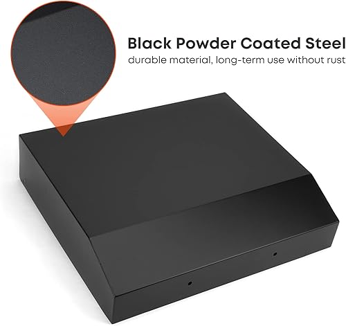 Miniatura 3 de Stanbroil Cubierta dura para Blackstone 17 pulgadas de grasa frontal de mesa, color negro