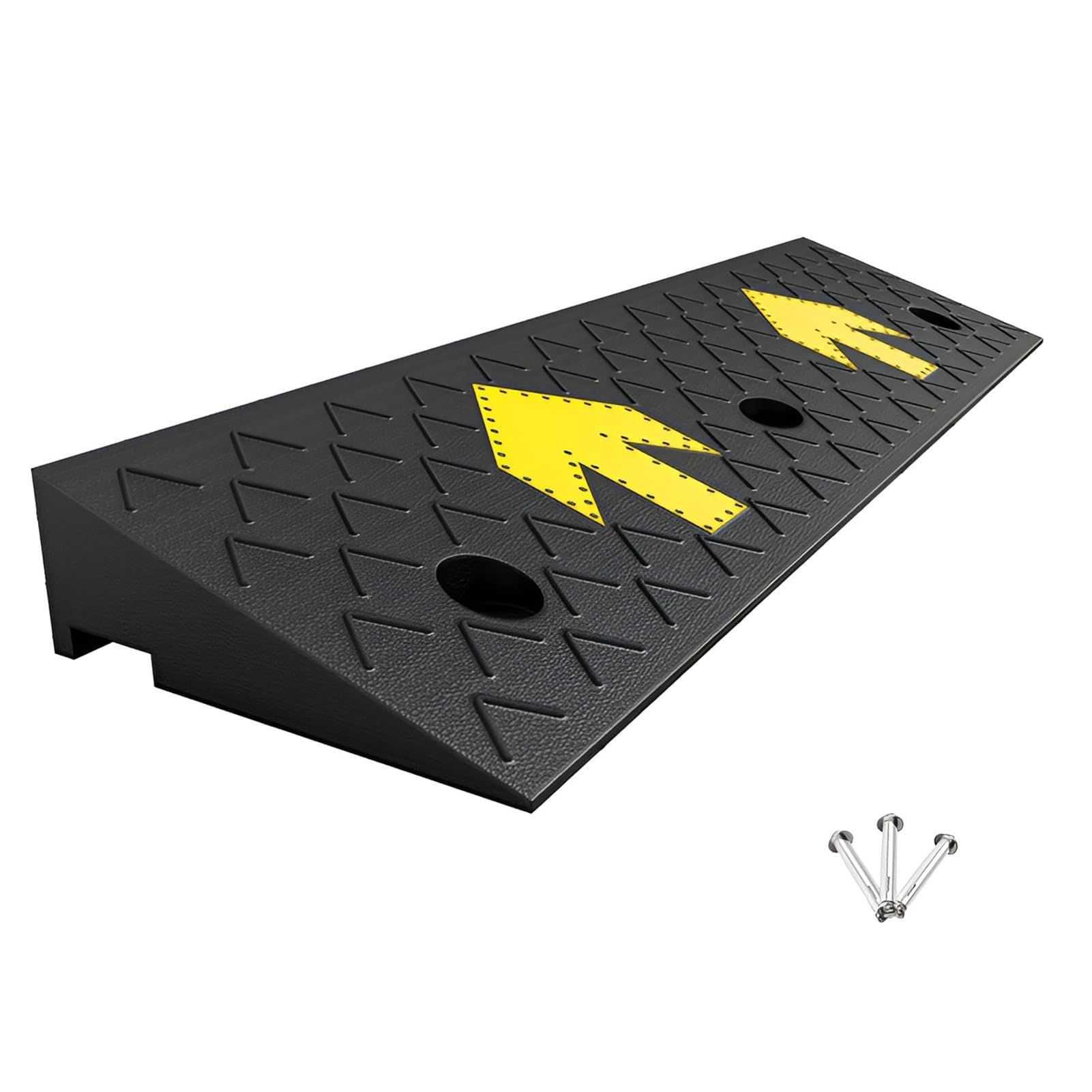 Rampe de trottoir en caoutchouc pour voiture et camion - Seuil de garage durable