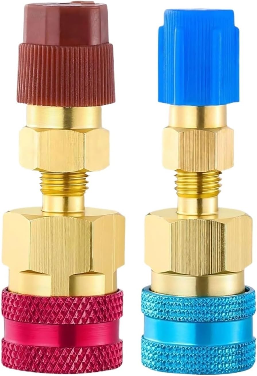Refrigerant Gas Filling Adapter R 1234YF To 134A Inflate Connector Automotive Air Conditioning Tools