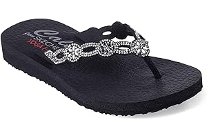 Skechers Meditation Floral Candy Sandals, Women's