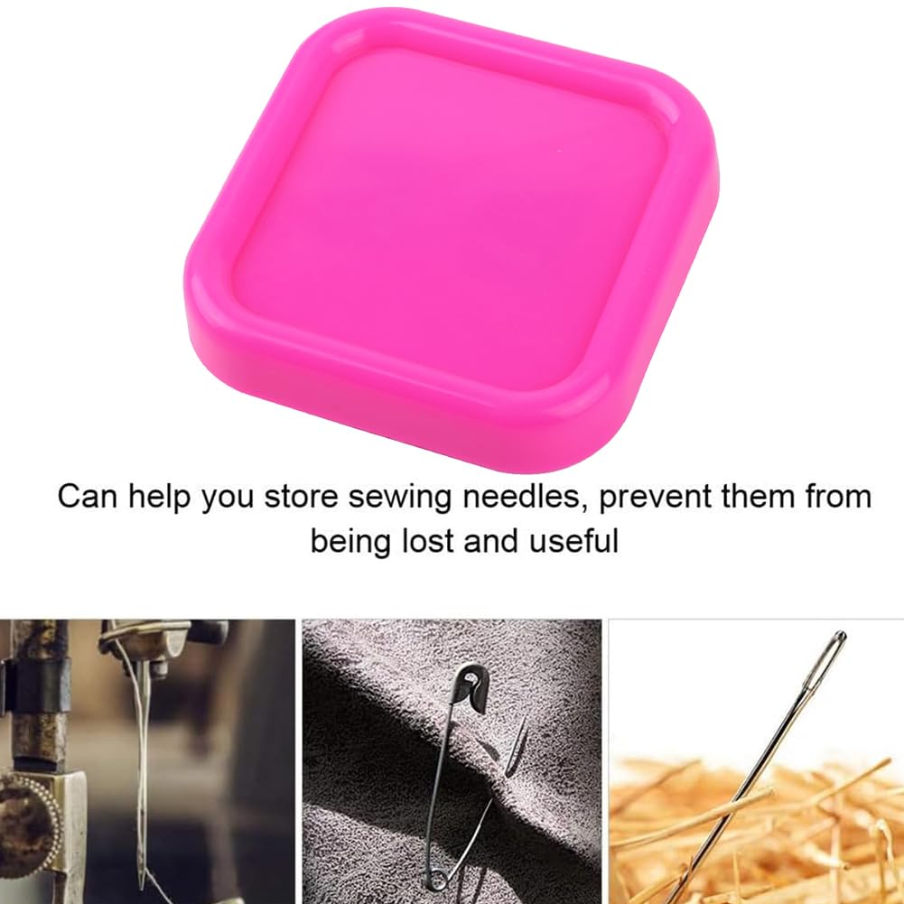 Set 2 Portaspilli Magnetici Rettangolari, Porta Aghi Da Cucito In Plastica Con Magnete, Pratico E Portatile Per Sartoria E Hobbistica - 5