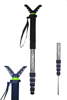 Skyred UO Sticks Hunting Shooting Trigger Sticks 21"-66"-70" Carbon Fiber Material 360℃ Rotate Tripod - Skyred