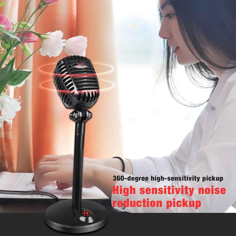Computer Microphone Adjustable PC Laptop Microphone for Video Conference Live Streaming Recording Micro