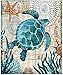 Nautical Sea Turtle Jigsaw Puzzles Ocean Turtles Starfish Retro Map 1000 Pieces Wood Puzzles Wall Home Decor