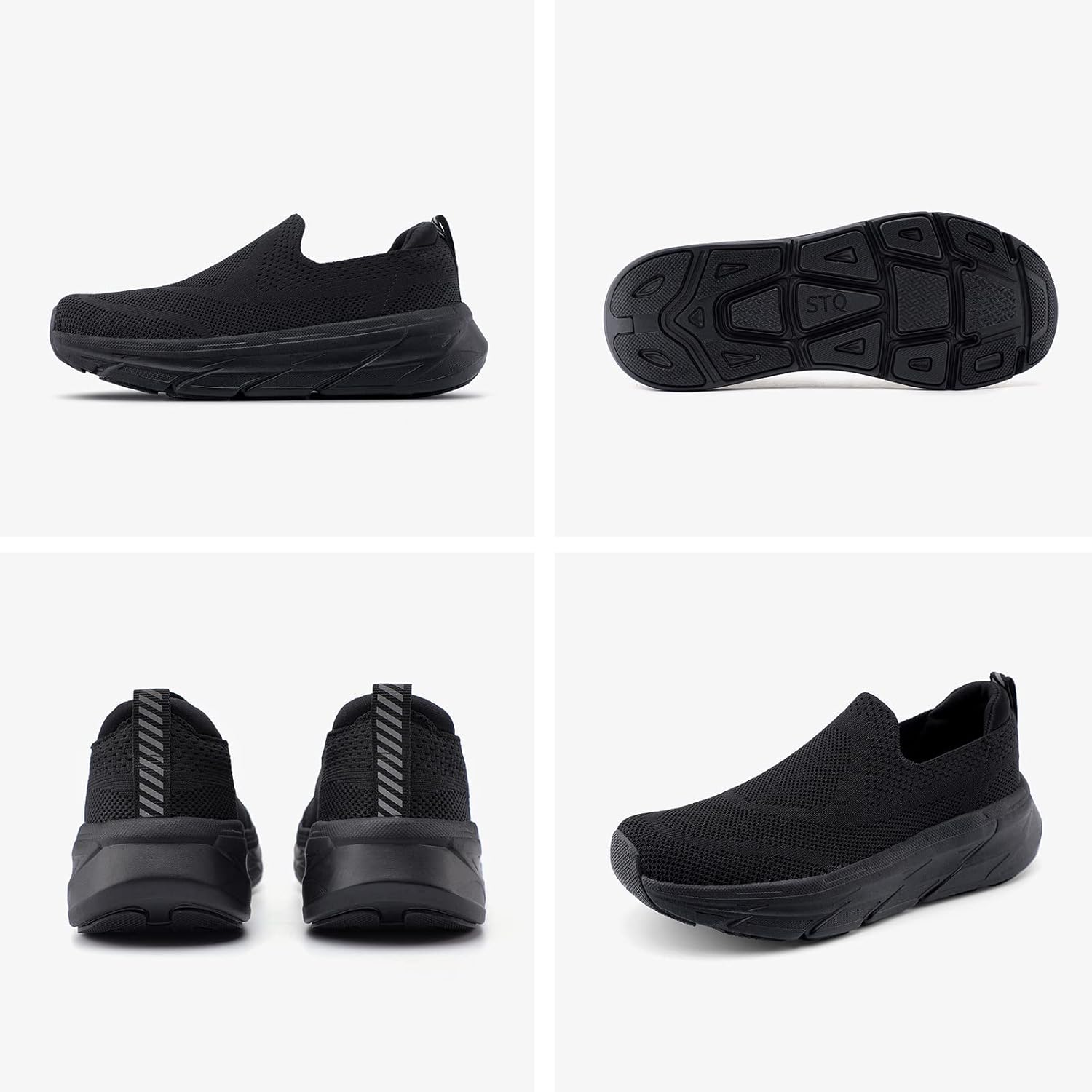 STQ Slip on Sneakers Women Walking Shoes with Arch Support Comfortable Non-Slip Nurse Shoes - Image 8