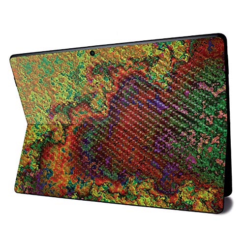 Image of MightySkins Carbon Fiber Skin for Microsoft Surface Pro X - Rust | Textured Carbon Fiber Finish | Easy to Apply, Remove, and Change Styles | Made in The USA