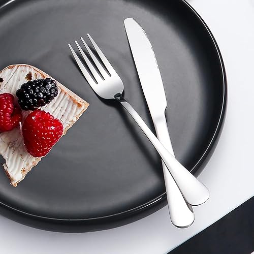 Miniatura 4 de Juego de Cubiertos de 30 Piezas de Acero Inoxidable Juegos de Utensilios Cubiertos Utensilios para 6 Personas - Incluye Tenedores Cuchillos Cucharas