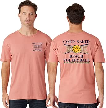 Coed Sportswear Men's Dusty Rose XL Beach Volleyball Short Sleeve T