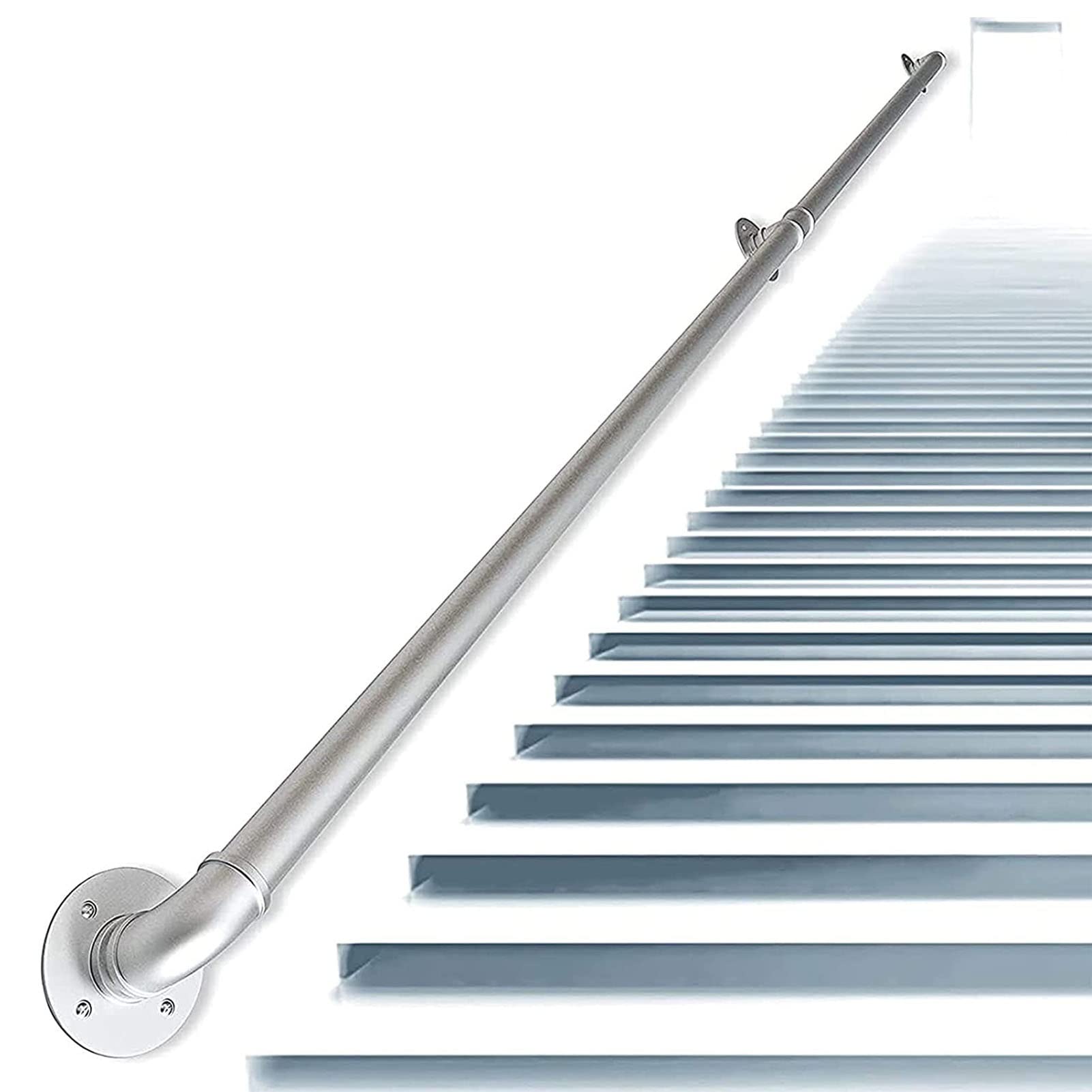 Garde-corps muraux antidérapants pour sécuriser les escaliers et éviter les chutes