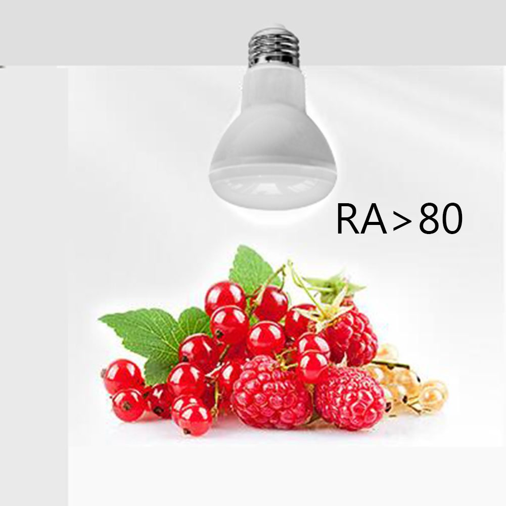 Paquete de 10 unidades BR20 E27 LED bombilla, 7 W LED blanco cálido (2700 K) bombillas, rosca Edison, equivalente a 50 W bombillas incandescentes, bombillas LED