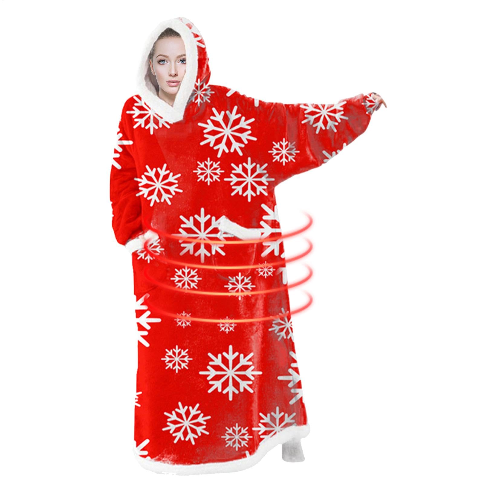 Manta Ponible Adulto Pijama Cálido Tipo Toquilla | Saco De Dormir Dinosaurio Manta Ponible Para Navidad Invierno Cálido Pijama Descanso Dormir Interior Hogar Noche Adulto