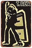 T. Rex Electric Warrior Album Cover Funny Art Metal Tin Sign 8x12 inch Bar Pub Indoor Outdoor Wall...