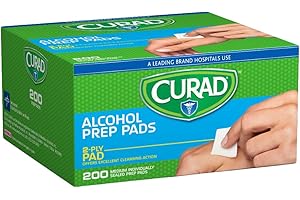 Medline CUR45581RB Curad Alcohol Prep Pads