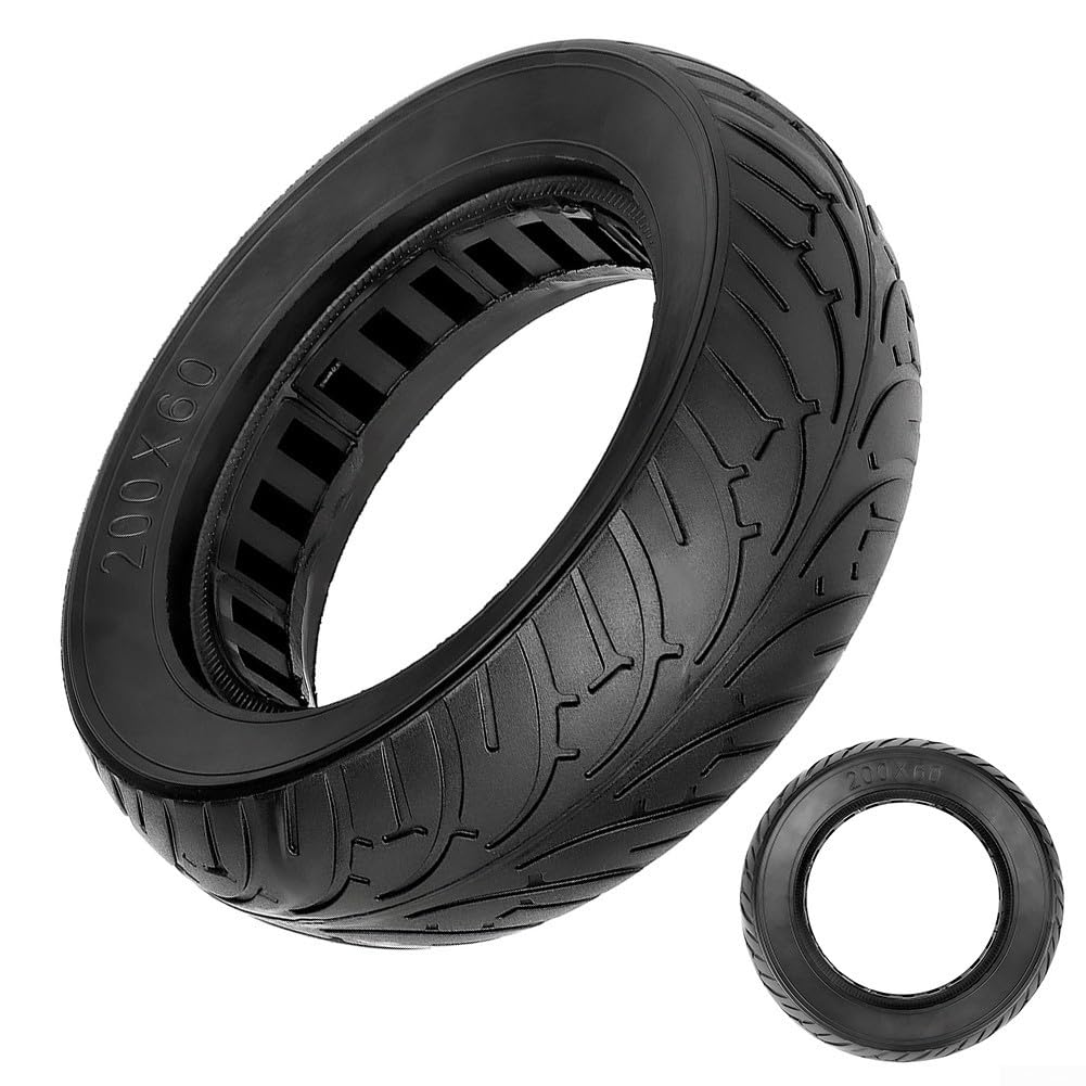 Roues de Rechange pour Scooter, Pneu en Caoutchouc pour Scooter électrique de 8 Pouces, Moteur sans balais 200x60, Roue arrière, pneus Pleins