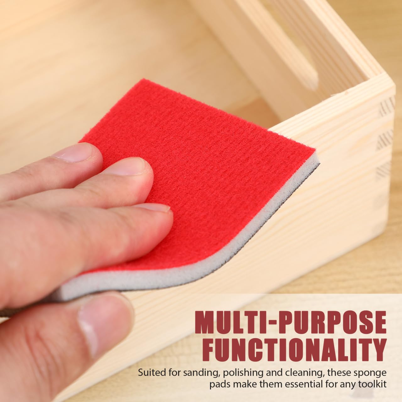 UKCOCO Sanding Sponges Set 24Pcs 180-3000 Grit Flexible Foam Sandpaper Pads for Wet Dry Use Handheld Sanding Block for Wood Metal Automotive Models Polishing - Image 2