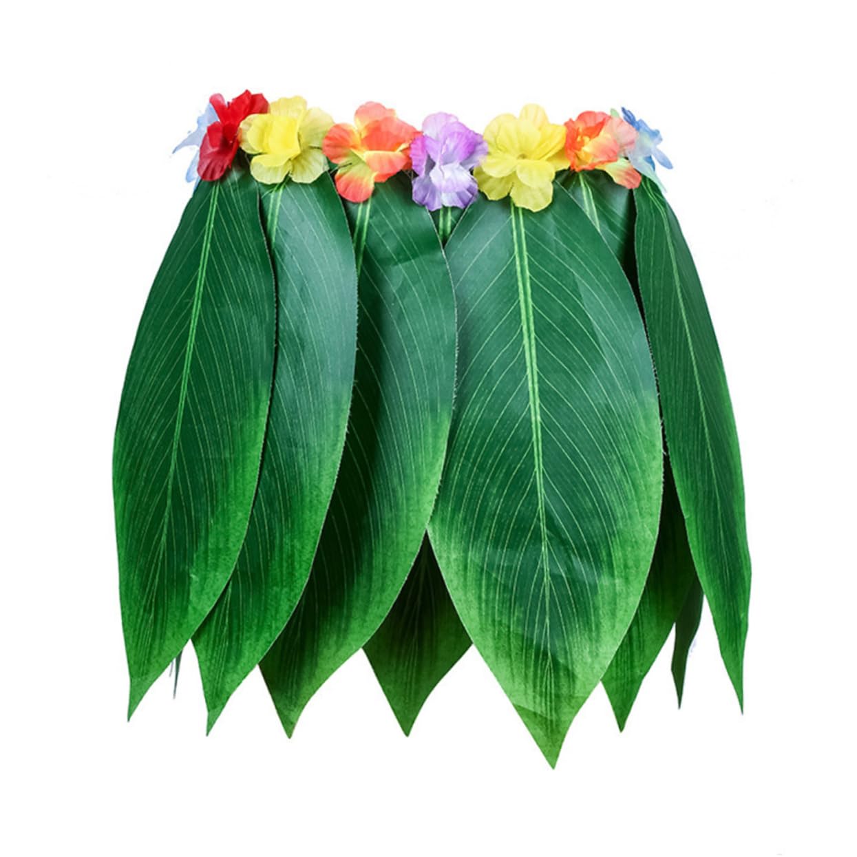 Holibanna 2Piezas Falda Hawaiana Guirnalda para Fiesta Luau y Decoración Tropical Falda para Adultos