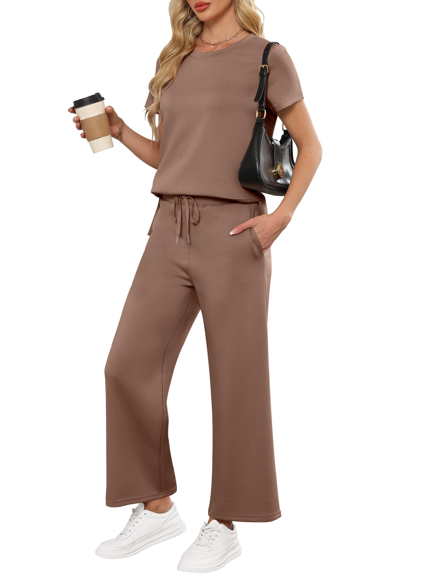 ANRABESS Women’s 2-Piece Lounge & Travel Set