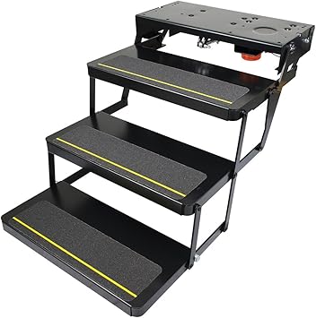 Kwikee 25 Series Electric Step Assembly Frame for Motorized Entry Steps on 5th Wheel RVs, Travel Trailers, Motorhomes - 908025000