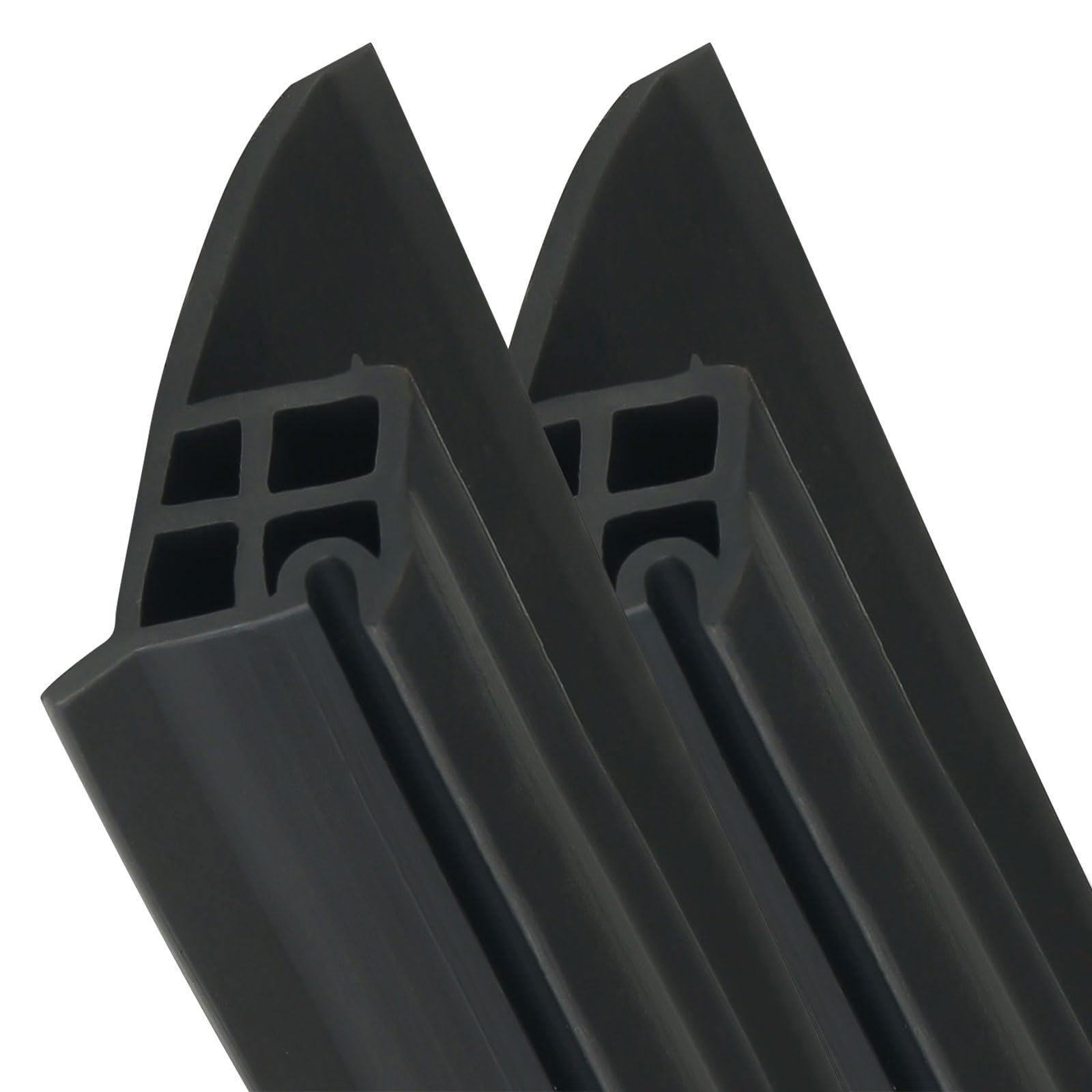 Zbiianxer A 0.5M Sliding Opening Track Guard Constructed From Resilient Rubber Prevents Nd Drafts Easy Install Window Rain Obstacle