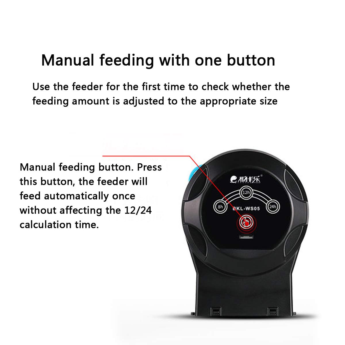 CCChaRLes Distributeur Automatique De Nourriture Pour Chargeur Usb Rechargeable Pour Réservoir De Tortues De Crevettes Et De Poissons D'Aquarium