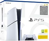 Sony, Console PlayStation 5 Édition Standard 1 To avec lecteur Blu-ray 4K, SSD Ultra-Rapide, Audio 3D, Ray Tracing, 1 Manette DualSense avec Retour Haptique et Gâchettes Adaptatives, Couleur : Blanche - 3