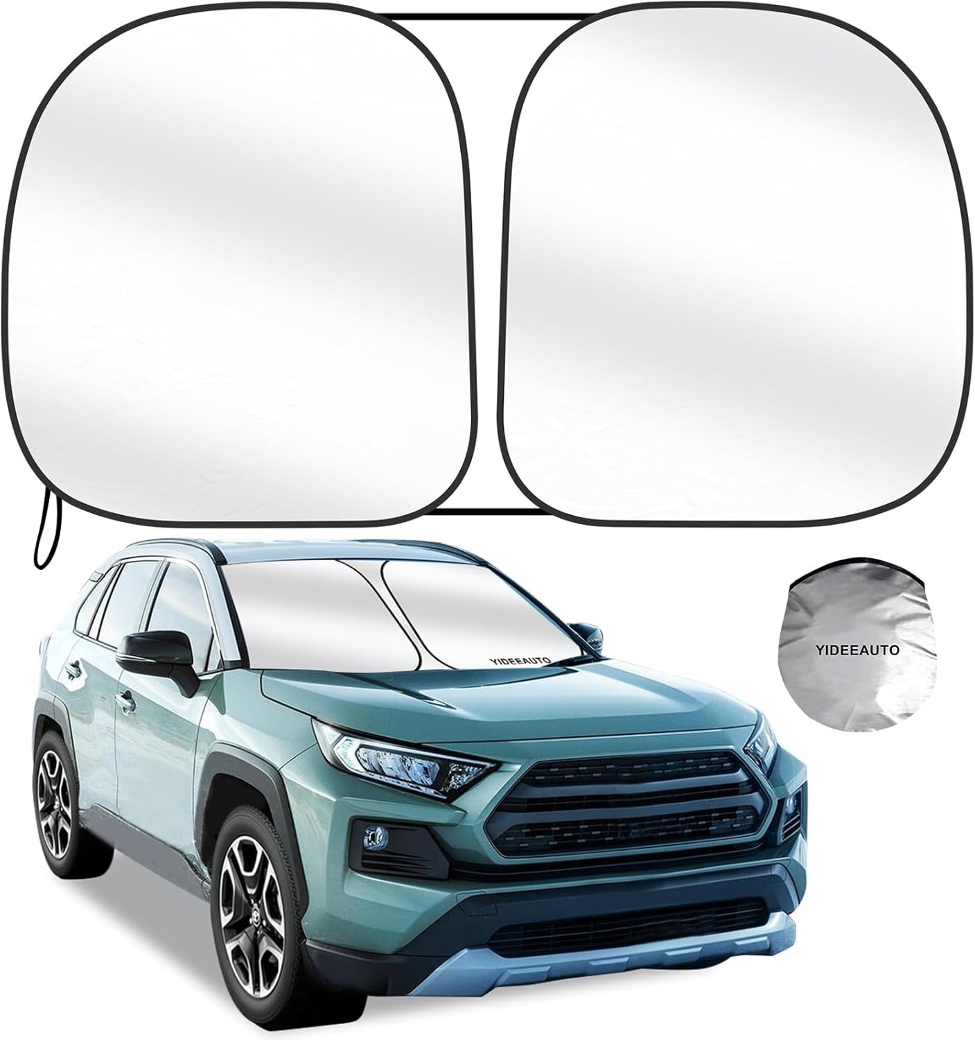 Foldable Sunshade Protector for Toyota RAV4 2019-2024 Front Windshield